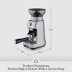 Sage the Dose Control Pro Coffee Grinder Electric, BCG600SIL, Silver - SHC FBA