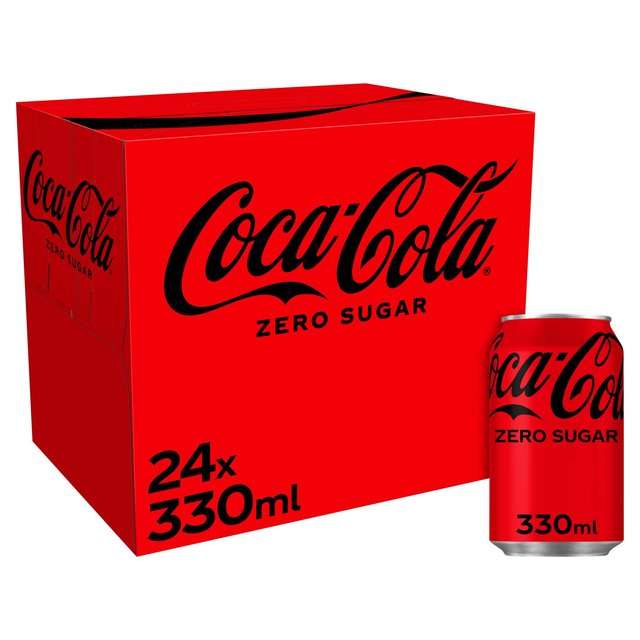 Diet & Coke Zero 24x330ml Cans - 3 for 2 Online Exclusive (0.33 pence per can)