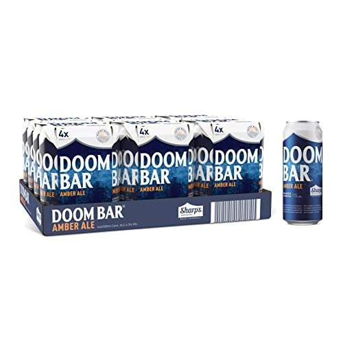 Sharps Doom Bar Amber Ale 24 x 500 ml (cans) £27 / £25.35 with Subscribe & Save @amazon