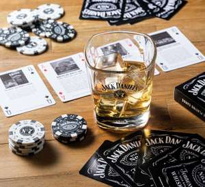 Jack Daniel's Poker Gift Set - Includes Authentic Rocks Jack Daniel's Glass, Playing Cards & Poker Chips now £6 (Click & Collect) @ Argos