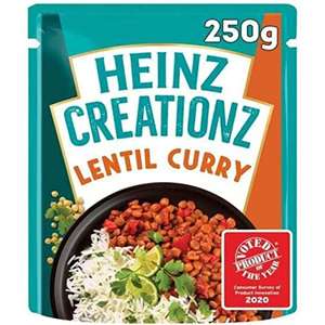 Heinz Creationz Lentil Curry, 250g 99p @ Amazon
