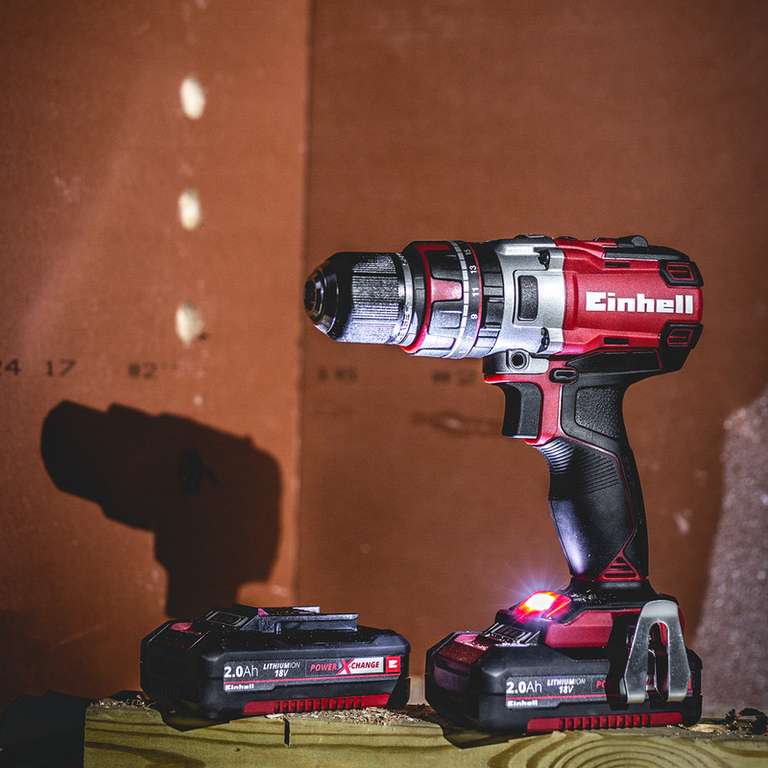Einhell PXC 18V Cordless Brushless Combi Drill 2 x 2.0Ah - £69.33 using promo code delivered @ Toolstation