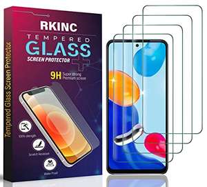 RKINC Tempered Glass Film Screen Protector [4-Pack] for Xiaomi Poco F3/ Mi 11i, Sold By DGVUK / FBA