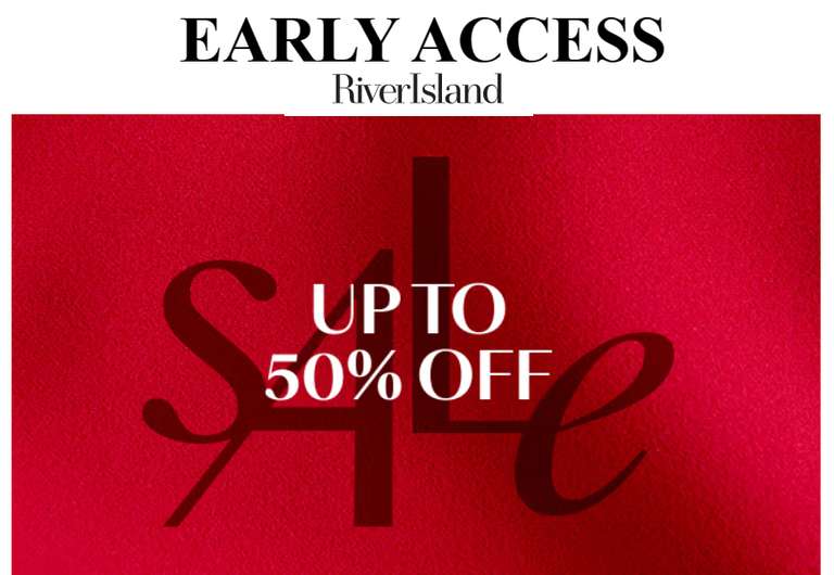 Early Access up to 70% off the Sale collection £1 Free on £20 Spend