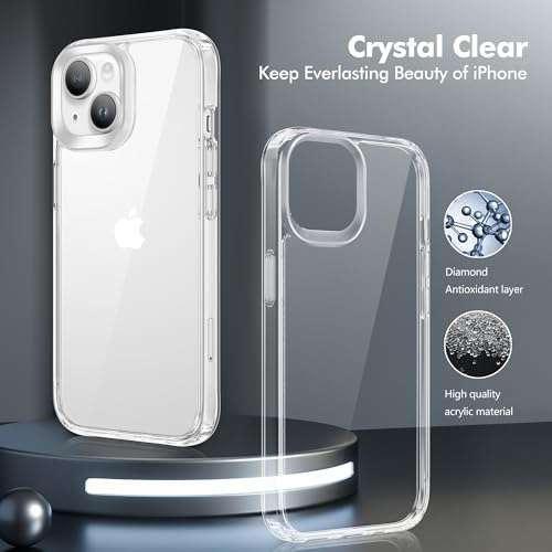 iCatchy Clear Case for iPhone 15/Pro/Max - with voucher PANAAZ FASHION FBA