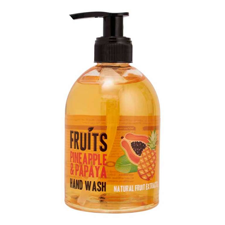 Fruits Hand Wash Pineapple and Papaya 250ml - 25p with free click and collect (Limited Stores) @ Wilko