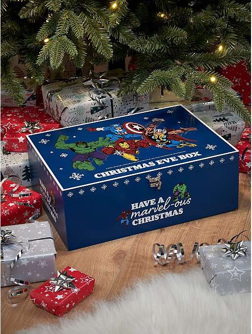 Character Christmas Eve boxes e.g. Marvel £8 free collection @ Asda George