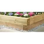 Wickes Decorative Timber Garden Sleeper 100 x 150mm x 1.2m - £12 + Free Collection @ Wickes