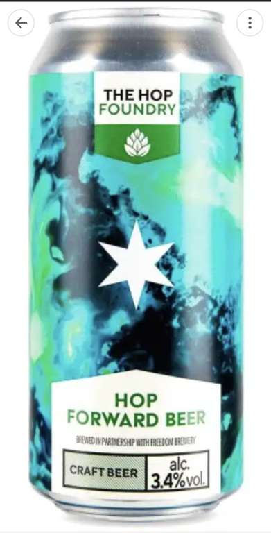 'Hop Forward Beer' 440ml can - Instore (Redcar)