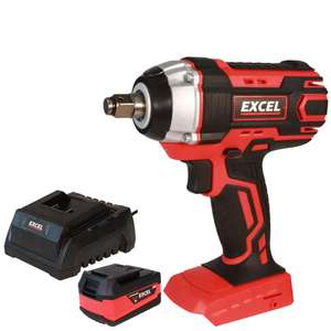 Excel 18V Cordless Impact Wrench 1/2" with 1 x 5.0Ah Battery & Charger £65 @ Tools4Trade