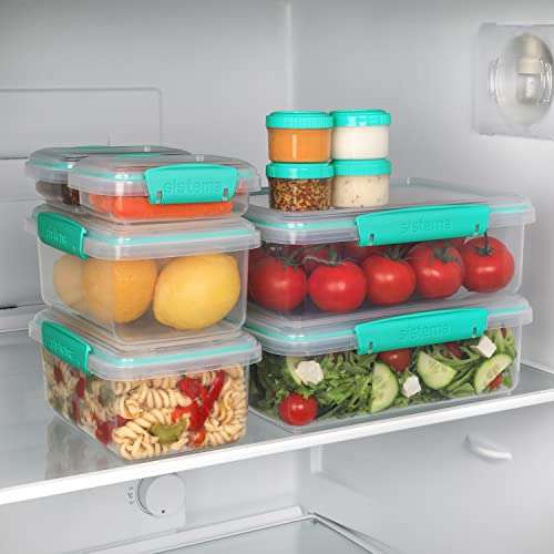Sistema Klip IT Food Storage Containers 10 Freezer/Fridge/Pantry Containers, Green - £16.80 @ Amazon