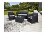 Livarno Home Garden Sofa Set 4 Seater + Table with storage space, 3 years warranty for £199.99 - pickup in store @ Lidl
