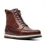 Clarks Men’s Durston Hi Leather Boots (Sizes 6-11) - W/Code