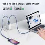 XGMATT USB C to USB C Charger Cable 2M-3Pack 60W C to C Cable sold by yilidianziwushang (50% voucher)