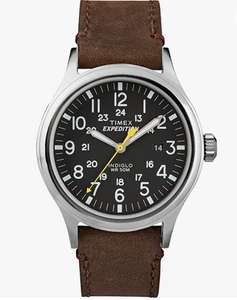 Timex Expedition Scout men's 40mm quartz watch brown leather silver £41.66 Dispatches from Amazon EU @ Amazon