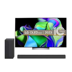 Free LG Soundbar with selected OLED TVs (member save extra) - eg - LG OLED evo C3 55" TV & S65Q Soundbar