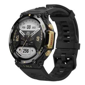 Amazfit T Rex 2 Smart Watch Premium Multisport GPS Sports Watch Black Gold NEW £139.99 @ eBay / tf2_bargains