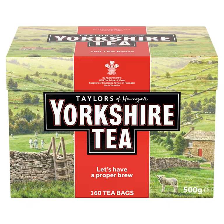 Taylors of Harrogate Yorkshire Tea 160 Tea Bags 500g