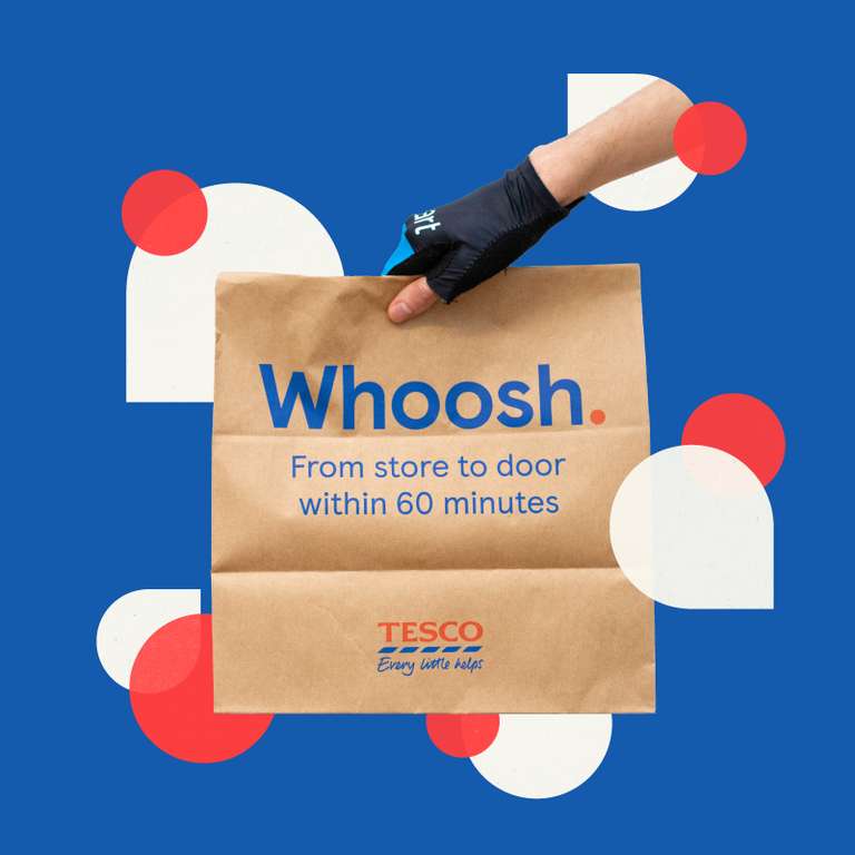 Tesco slashes the price of its speedy 'within one hour' delivery service - Was £5, now £2.99 (£15 min spend)