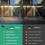 Solar security Lights Outdoor (468LED/4 Modes) Motion Sensor, 270°, IP65 Waterproof - With voucher Sold by WILLOW-LED - FBA