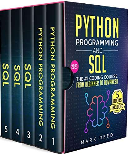 Python Programming and SQL: 5 books in 1 - FREE Kindle @ Amazon