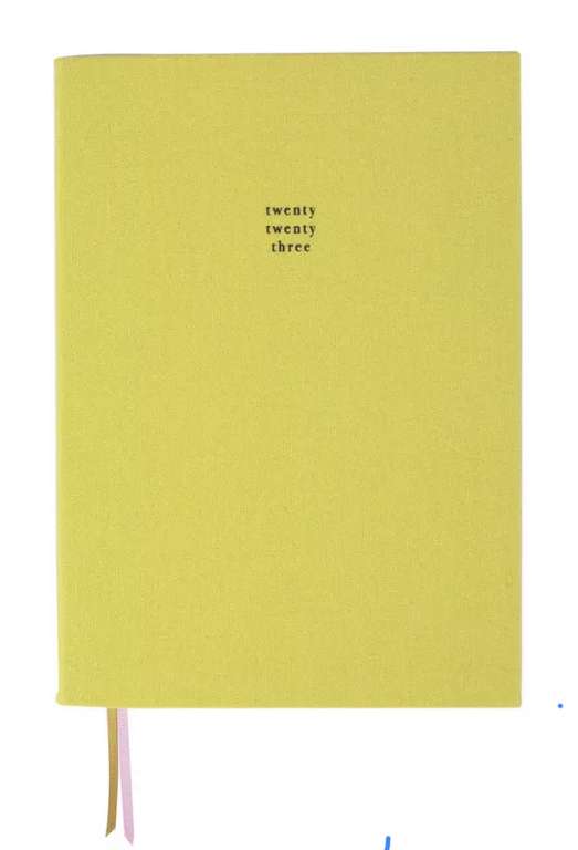 Argos Home Chartreuse Linen A5 Day To Page 2023 Diary - 85p (Free Collection) @ Argos