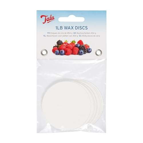 Tala 1 lb Wax Discs Pack of 200 (Wax Sealing Discs For Seeling Homemade Jars)