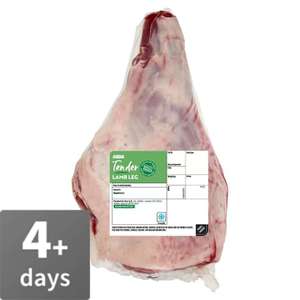 Tender Lamb Leg (Typically 2.15kg) equiv to £8.00 per KG + Star Product For Your Cashpot
