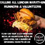 Free Food for London Marathon 2023 Megathread e.g. Free Pizza, Pasta, Steak, Burgers, & More