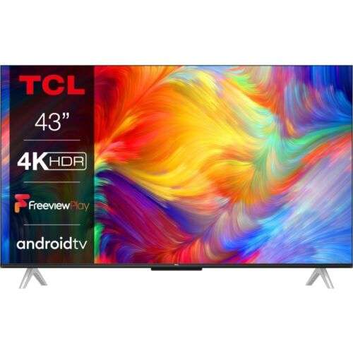 TCL P638K 43P638K 43" 4K UHD HDR Smart Android TV - £207.40 @ Marks Electrical / eBay