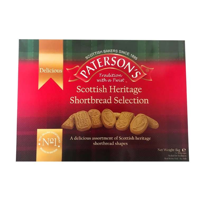 Paterson's Heritage Shortbread Selection 500g - 99p @ Farmfoods