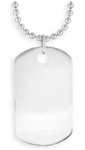 Revere Men's Stainless Steel Dog Tag Pendant now £7.99 with Free Collection (selected stores) @Argos