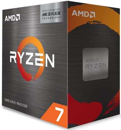 AMD Ryzen 7 5800X3D Desktop Processor (8-core/16-thread, 96MB L3 cache, up to 4.5 GHz max boost) £280.97 @ Amazon