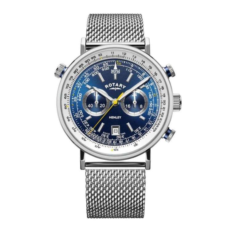 Rotary Henley Quartz Chronograph Watch
