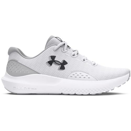 Under Armour Charged Surge 4 Men’s Running Shoe (White Halo Grey) UK Size 6-14 Inc ½ sizes