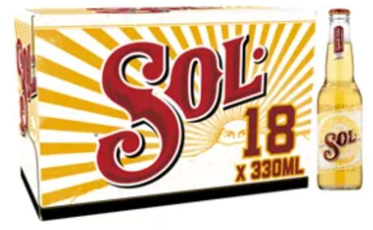 Sol Beer 18 x 330ml bottles 2 for £20 at Asda