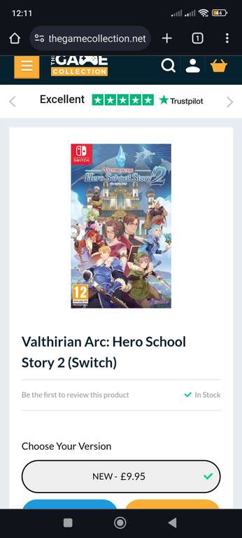 Various pqube switch titles on offer with code e.g Valthirian Arc: Hero School Story 2