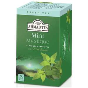 Ahmed Tea, mint/green 20 teabags instore at Oldbury