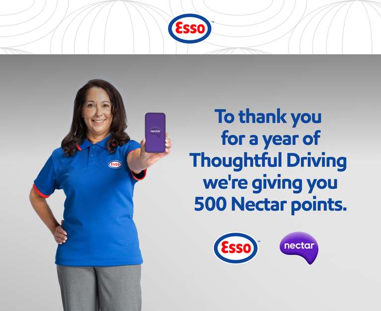 Free 500 Nectar Points from Esso