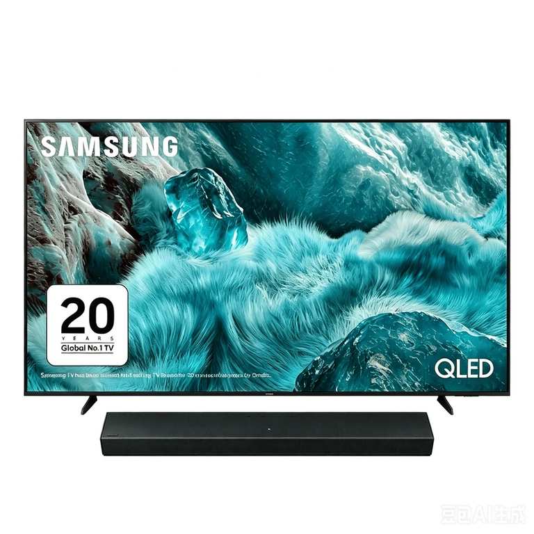 Samsung 75" QE75Q7F 4K QLED TV & HW-C400 Soundbar Bundle