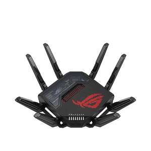 ASUS ROG Rapture GT-BE98 Quad-band WiFi 7 AiMesh Extendable Gaming Router, 25Gbps