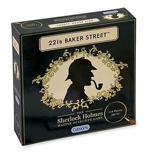 221b Baker Street Detective Board Game, Sherlock Holmes Game for Adults & Kids, Gift Christmas & Birthdays £11.99 @ Amazon