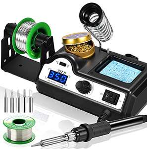 Preciva Soldering Iron Station, 60W, 90-480℃ Temperature Adjustable - £38.69 *Prime-only Price* sold by Aows fulfilled by Amazon