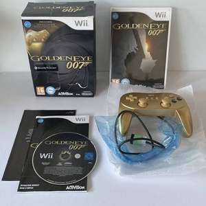 Pre-owned Goldeneye 007 (Wii) Collector's Edition with Gold Wii Classic Controller Pro - £21.95 Delivered @ CeX