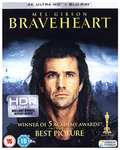 Braveheart 4K UHD Blu Ray £11.99 Amazon