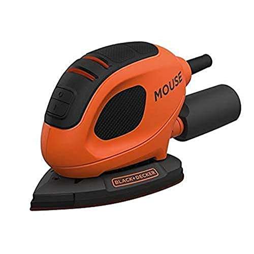 BLACK+DECKER 55 W Detail Mouse Electric Sander with 6 Sanding Sheets, BEW230-GB £20 at Amazon