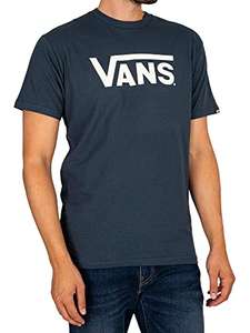 Vans Men's Classic Drop V T-Shirt Indigo - marshmallow