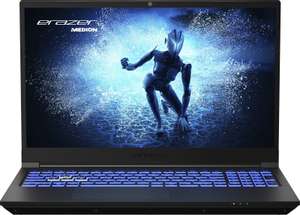 Medion Erazer Deputy P40 - Intel i5-12450H | 16GB RAM + 512GB SSD | RTX 4060 (115W) | 15.6" Full HD 144Hz Gaming Laptop