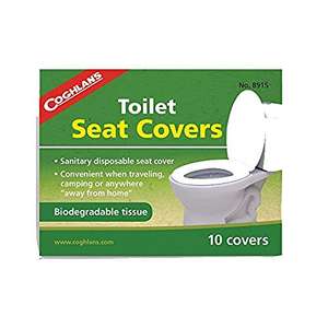 Coghlans Toilet Seat Covers 10 Pack - £3.30 @ Amazon