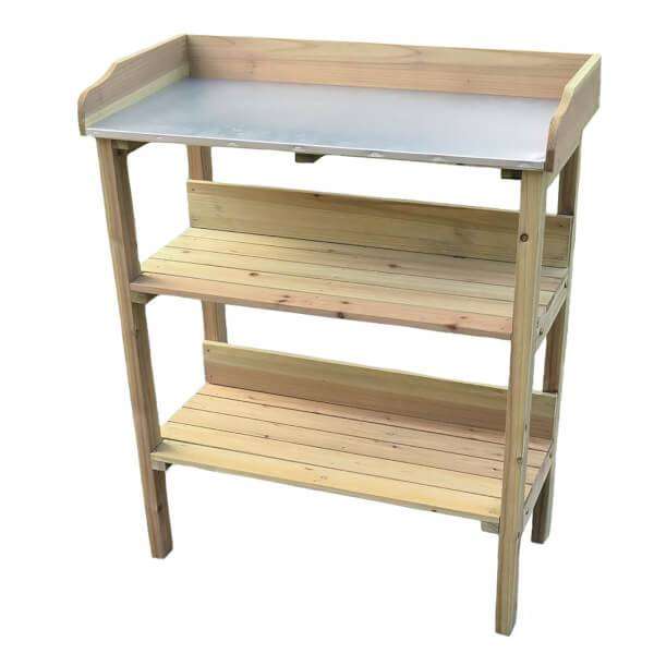 Wooden Potting Table £20 + Free Click & Collect (Selected Stores) @ Homebase